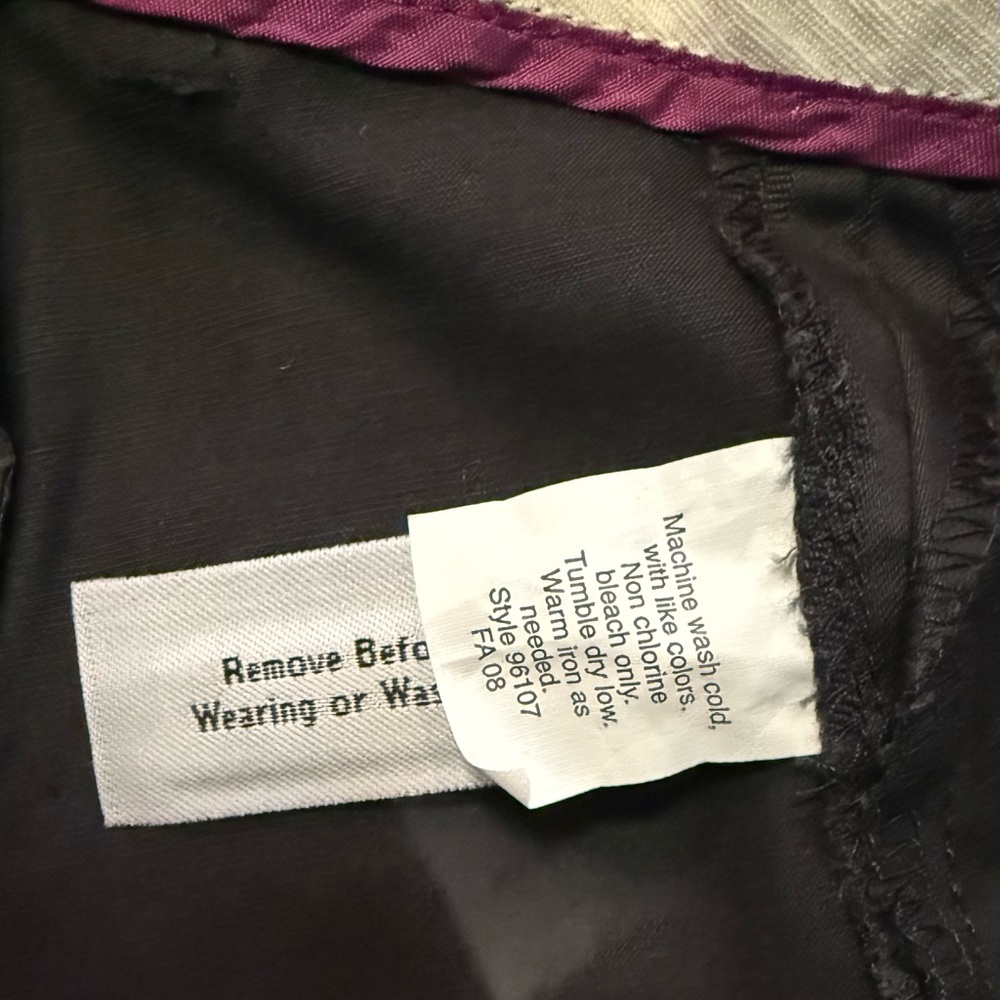 J. Crew Women's sz 10 reg City fit Black Wide Leg pant - Picture 6 of 6